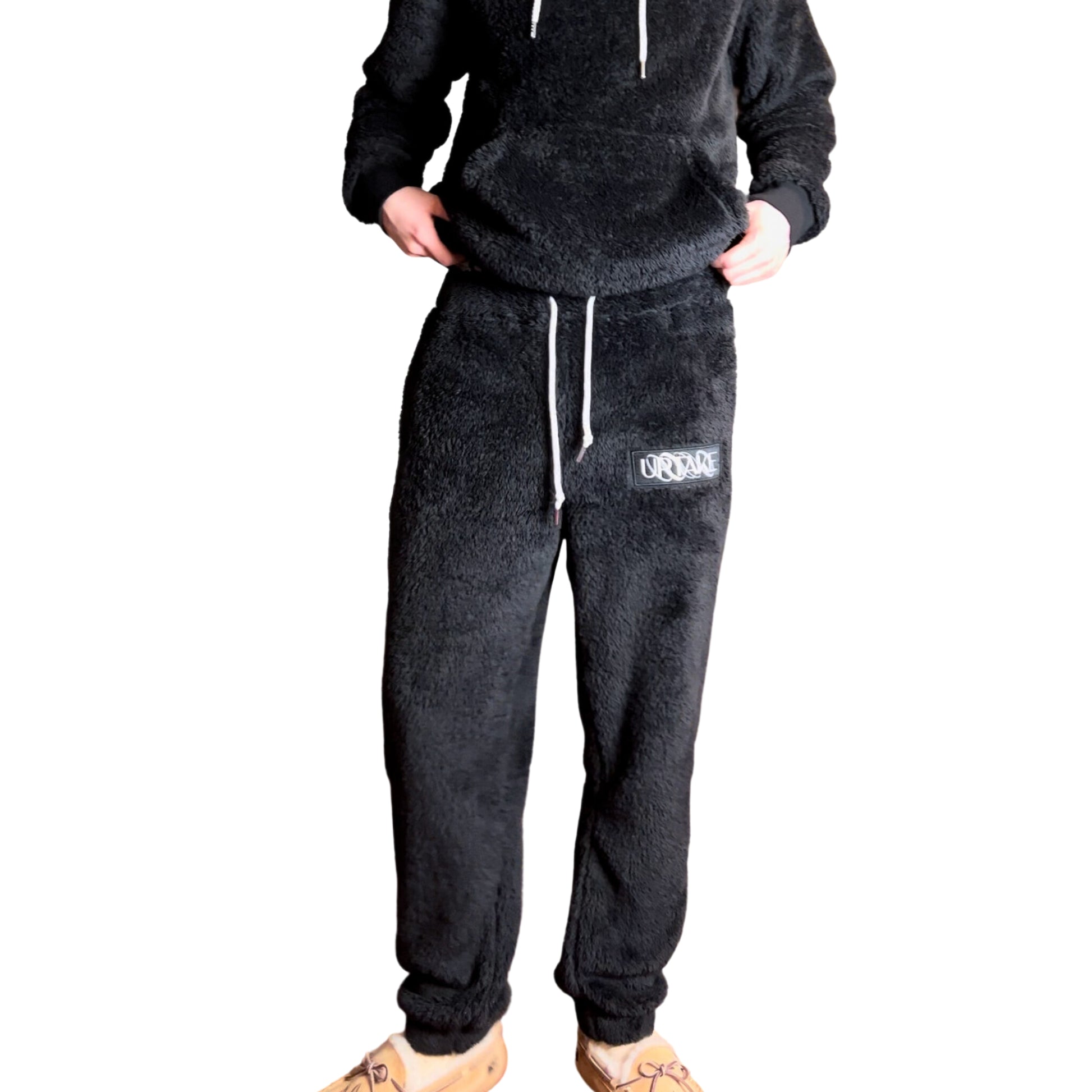 Uptake Unisex Sherpa Outdoors Comfy Jogger Sweatpants Winter Comfort - Uptake